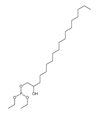 diethyl 2-hydroxyoctadecyl phosphite Structure