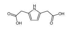 2-[5-(carboxymethyl)-1H-pyrrol-2-yl]acetic acid Structure