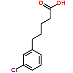 5-(3-Chlorophenyl)pentanoic acid结构式