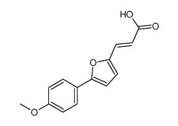 3-[5-(4-methoxyphenyl)furan-2-yl]prop-2-enoic acid Structure