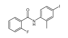 2-fluoro-N-(4-iodo-2-methylphenyl)benzamide Structure