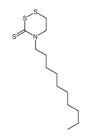 4-decyl-1,2,4-dithiazinane-3-thione结构式