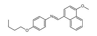 N-(4-butoxyphenyl)-1-(4-methoxynaphthalen-1-yl)methanimine Structure