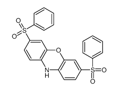 3,7-bis(benzenesulfonyl)-10H-phenoxazine结构式