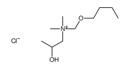 butoxymethyl-(2-hydroxypropyl)-dimethylazanium,chloride Structure