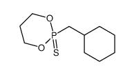 2-(cyclohexylmethyl)-2-sulfanylidene-1,3,2λ5-dioxaphosphinane结构式