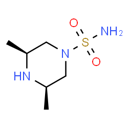 1-Piperazinesulfonamide,3,5-dimethyl-,(3R,5S)-rel-(9CI) structure