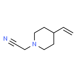 1-Piperidineacetonitrile,4-ethenyl-(9CI) picture