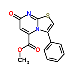 Methyl 7-oxo-3-phenyl-7H-[1,3]thiazolo[3,2-a]pyrimidine-5-carboxylate Structure