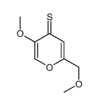 5-methoxy-2-(methoxymethyl)pyran-4-thione Structure