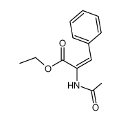 (E)-N-Acetyl-α,β-didehydrophenylalanin-ethylester结构式