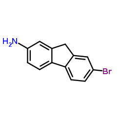 7-Bromo-9H-fluoren-2-amine structure