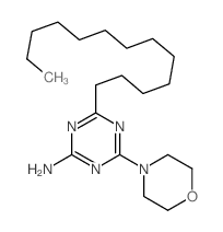 4-morpholin-4-yl-6-tridecyl-1,3,5-triazin-2-amine结构式