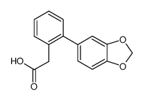 2-联苯-[1,3]二氧代-5-乙酸结构式