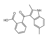 2-(2,5-dimethyl-1H-indole-3-carbonyl)benzoic acid结构式
