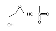 methanesulfonic acid,oxiran-2-ylmethanol Structure
