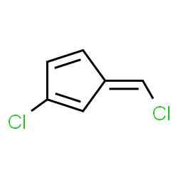 1,3-Cyclopentadiene,2-chloro-5-(chloromethylene)-(9CI) Structure