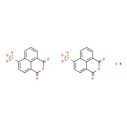 potassium 1,3-dioxo-1H,3H-naphtho[1,8-cd]pyran-6-sulphonate(1:2) structure