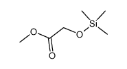 2-(Trimethylsiloxy)ethansaeure-methylester Structure