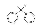 9-bromo-9-methyl-fluorene结构式