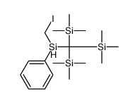 [[iodomethyl(phenyl)silyl]-bis(trimethylsilyl)methyl]-trimethylsilane Structure