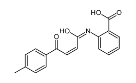 2-[[4-(4-methylphenyl)-4-oxobut-2-enoyl]amino]benzoic acid Structure