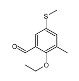 Benzaldehyde, 2-ethoxy-3-methyl-5-(methylthio)- (9CI) picture