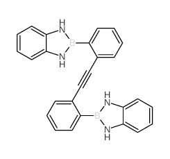 8-[2-[2-[2-(7,9-diaza-8-borabicyclo[4.3.0]nona-1,3,5-trien-8-yl)phenyl]ethynyl]phenyl]-7,9-diaza-8-borabicyclo[4.3.0]nona-1,3,5-triene Structure
