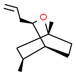 1,5-Dimethyl-3-(2-propenyl)-2-oxabicyclo[2.2.2]octane Structure