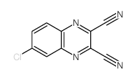 6-chloroquinoxaline-2,3-dicarbonitrile Structure