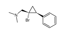 ((1R,2S)-1-Bromo-2-phenyl-cyclopropylmethyl)-dimethyl-amine Structure