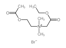 2-acetyloxyethyl-(ethoxycarbonylmethyl)-dimethyl-azanium结构式