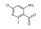 6-chloro-2-methyl-3-nitro-pyridin-4-ylamine Structure