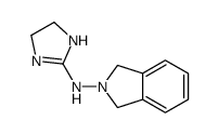 N-(4,5-dihydro-1H-imidazol-2-yl)-1,3-dihydroisoindol-2-amine结构式