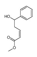 methyl 5-hydroxy-5-phenylpent-2-enoate Structure