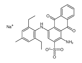 sodium 1-amino-4-[(2,6-diethyl-4-methylphenyl)amino]-9,10-dihydro-9,10-dioxoanthracene-2-sulphonate picture