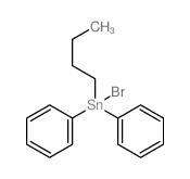 bromo-butyl-diphenyl-stannane Structure