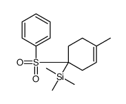 [1-(benzenesulfonyl)-4-methylcyclohex-3-en-1-yl]-trimethylsilane结构式