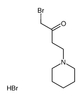 1-bromo-4-piperidino-butan-2-one, hydrobromide Structure