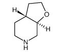 trans-Octahydro-furo[2,3-c]pyridine结构式