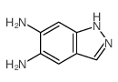 5,6-二氨基吲唑结构式