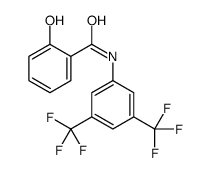 N-[3,5-bis(trifluoromethyl)phenyl]-2-hydroxybenzamide结构式