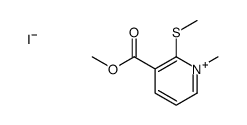 methyl 1-methyl-2-methylsulfanylpyridin-1-ium-3-carboxylate,iodide结构式