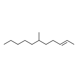 (E)-6-Methyl-2-undecene structure