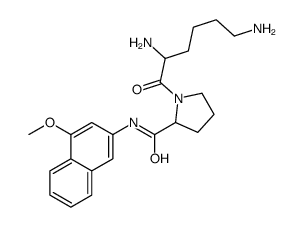H-Lys-Pro-4MβNA · 2 HCl结构式