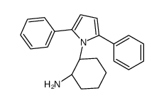 (1R,2R)-2-(2,5-DIPHENYL-1H-PYRROL-1-YL)CYCLOHEXANAMINE结构式
