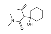 2-(1-hydroxycyclohexyl)-N,N,3-trimethylbut-3-enamide结构式