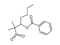 2-methyl-2-nitroheptan-3-yl benzoate Structure