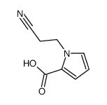 1H-Pyrrole-2-carboxylicacid,1-(2-cyanoethyl)-(9CI) structure