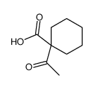 Cyclohexanecarboxylic acid, 1-acetyl- (9CI)结构式